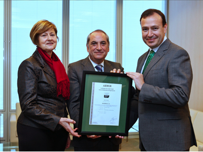 foto noticia Iberdrola obtiene el primer certificado AENOR de Huella Ambiental Corporativa.